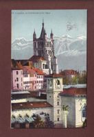 LAUSANNE - La Cathédrale - 1909 obl. Tir fédéral