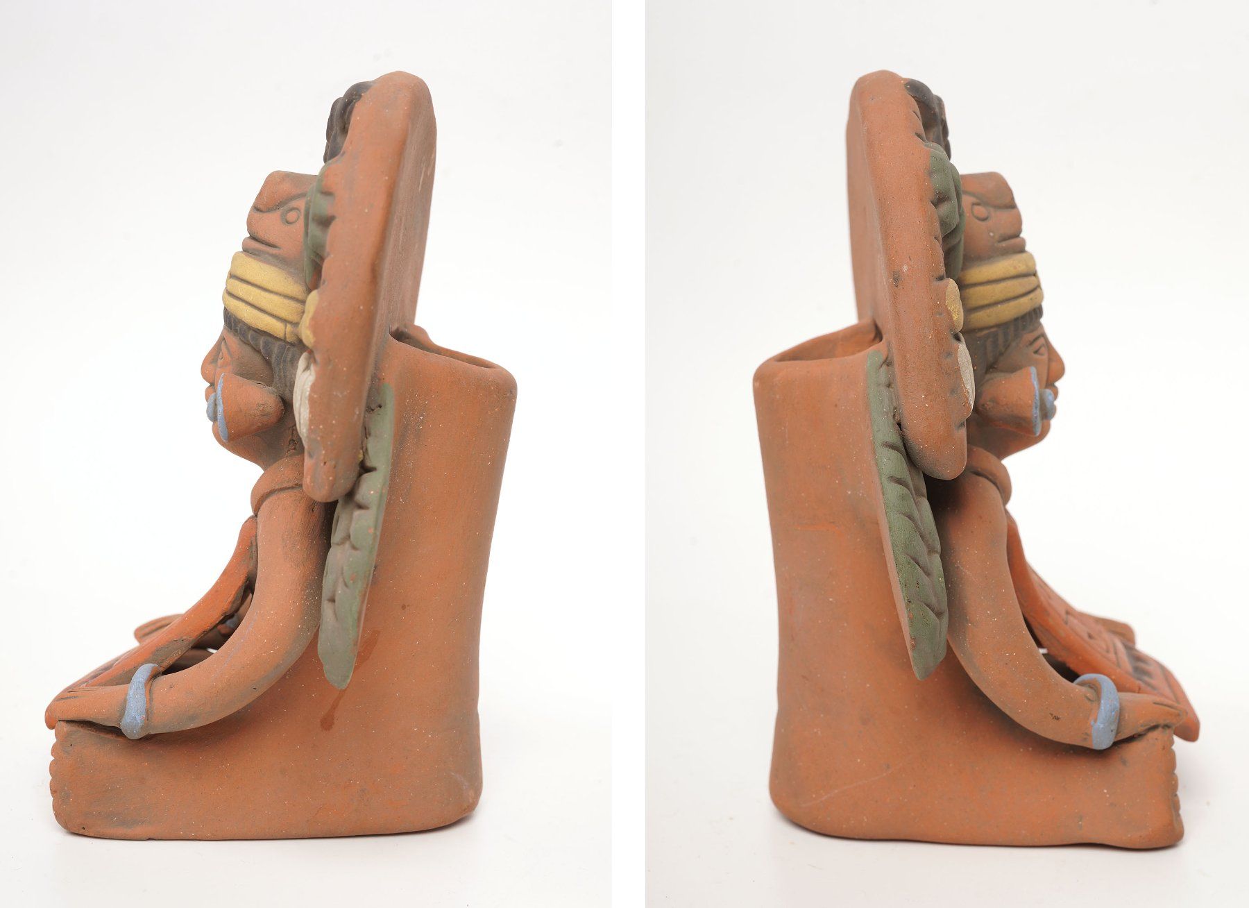 Figuren: Keramikfigur Maya Gottheit aus Mexiko – Gebraucht aus Buochs von chicco64 6