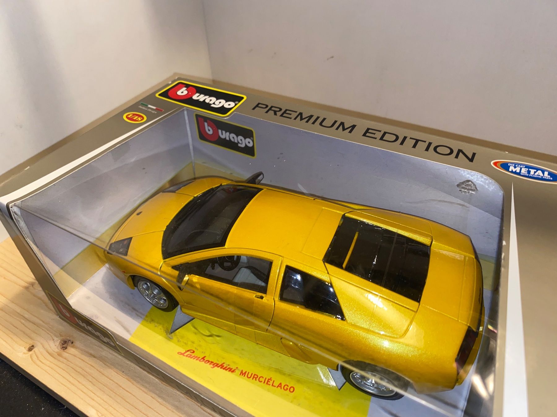 Lamborghini Modellini d'auto: Lamborghini Murcielago 1/18 gelb metallic – Nuovo (secondo la descrizione) da Wohlen AG venduto da PrivatSammlung 2