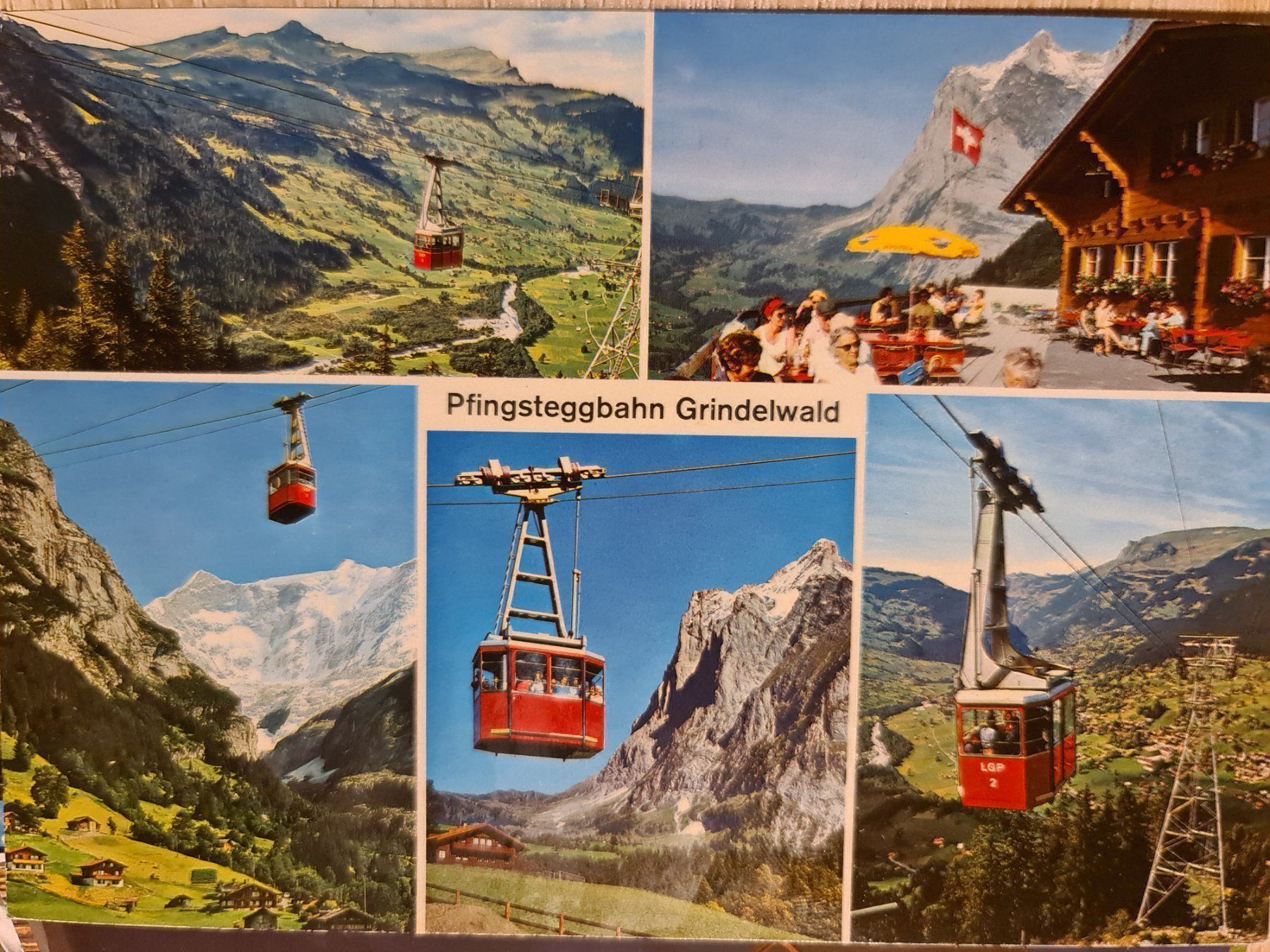 Cartoline postali: Ansichtskarte Pfingsteggbahn Grindelwald – Usato da Dintikon venduto da Vexi