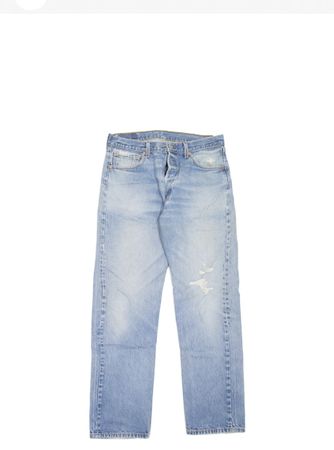 Levi’s 501 Vintage Jeans W32/32 Hellblau Used Look