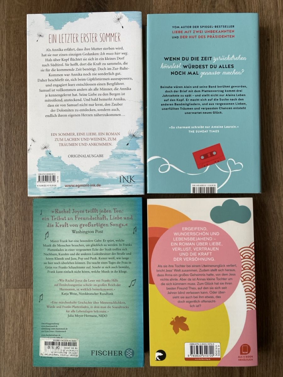 Libri: 4 Romane: Leuze, Laurain, Joyce, Kearney – Usato da Schlosswil venduto da maga09 1
