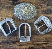 Lot de 4 boucles de ceinture