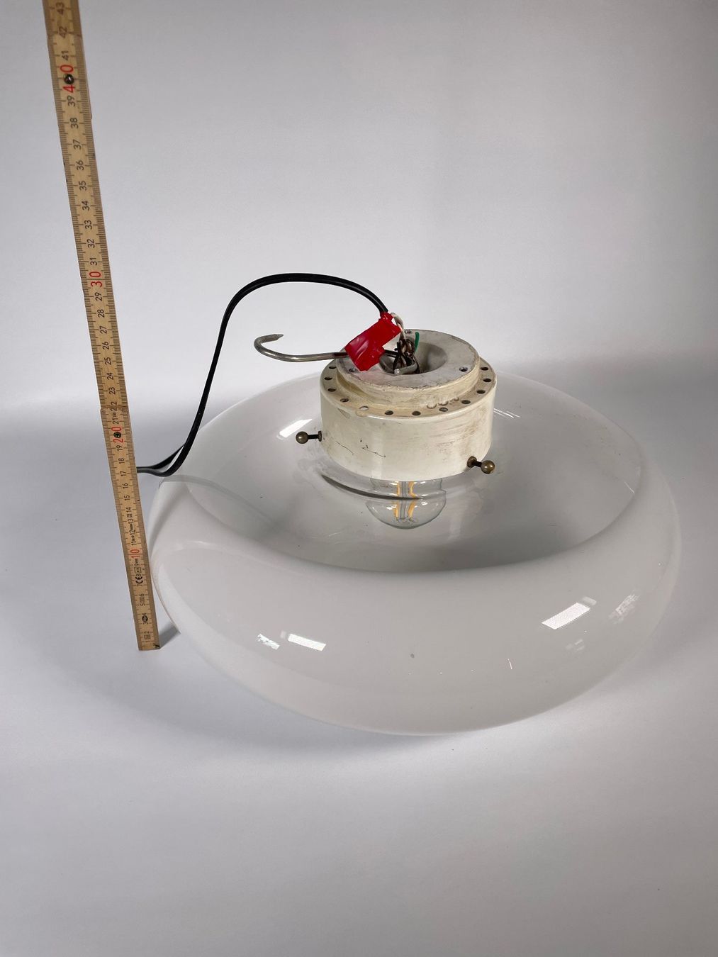 Lampadari & plafoniere: Vintage Deckenlampe aus Opalglas – Usato da Zürich venduto da Hedwig-steig 5