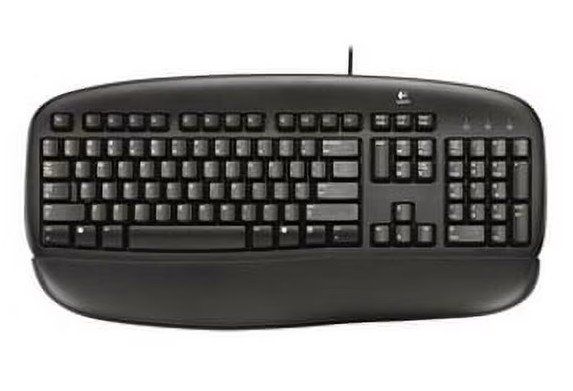 Logitech Tastaturen: Logitech Deluxe Keyboard Business schwarz CH-Layout PS/2 – Neu und originalverpackt aus Ueberstorf von FancyMarmot