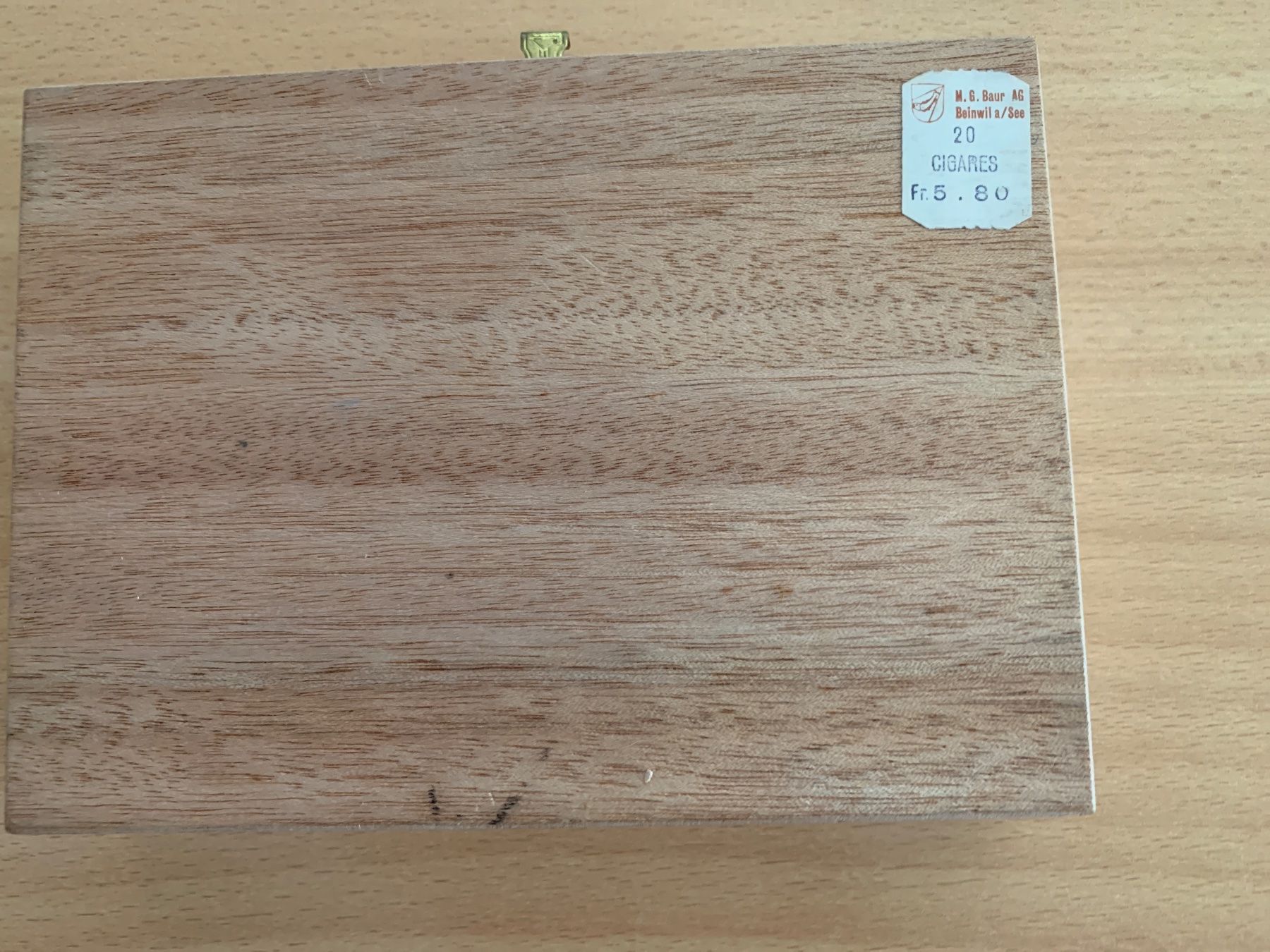 Altri Prodotti per fumatori: antike Zigarrenschachtel Holz************ – Usato da Ibach venduto da lisch3 4