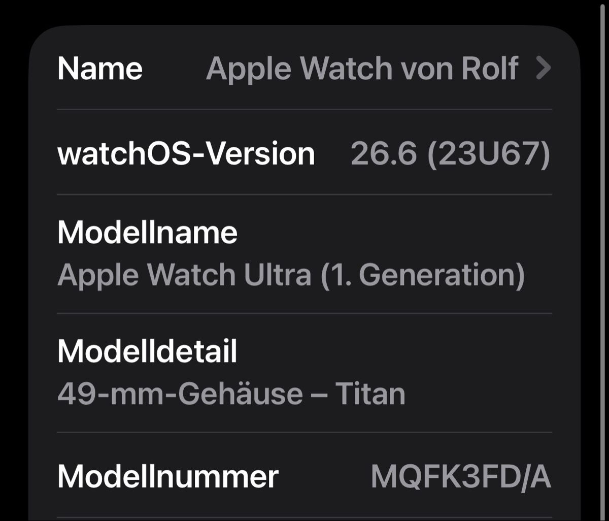 Apple Smartwatch: Apple Watch Ultra Gen.1 – Usato da Reinach AG venduto da Fly1979 2