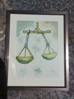 Waage Sternzeichen Gemälde Kunstdruck Salvador Dalí