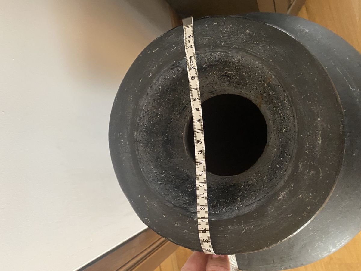 Vasen & Gefässe: Grosse Bodenvase schwarz   – Gebraucht aus Wil von Blitza 4