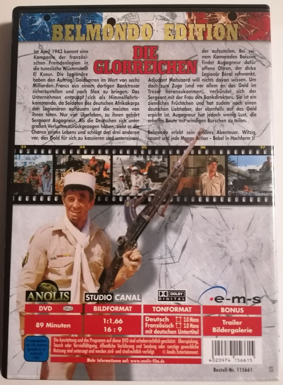 Tutti i DVDs: Die Glorreichen - DVD - Jean Paul Belmondo – Usato da Oberurnen venduto da mackrokodile 1
