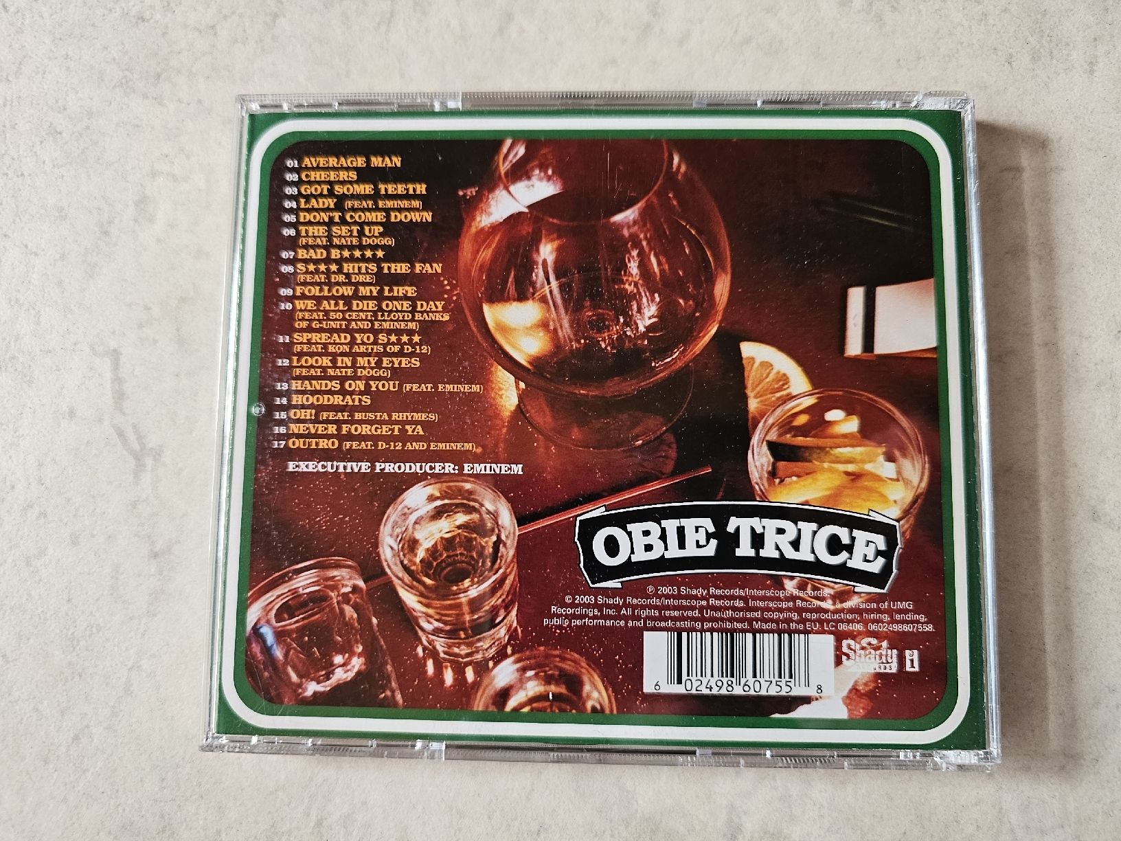 CD: Obie Trice  -  Cheers – Usato da Schneisingen venduto da backstore24 1