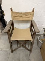 Fauteuil pliant toile bois