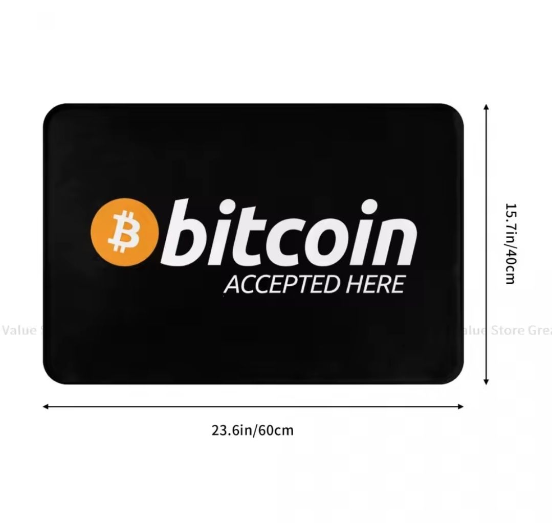 Tapis: Bitcoin  Fußmatte 40x 60cm NEU – Neuf avec emballage d'origine à Tuggen par Zweitechanceboutique