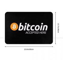 Bitcoin  Fußmatte 40x 60cm NEU