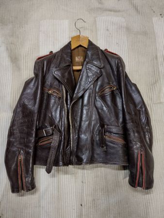 Lederjacke Sammler Stück Haelson Grösse 50 Alt wie Neu