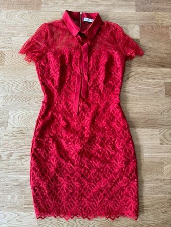 Sandro Kleid rot Gr. 34 wie neu