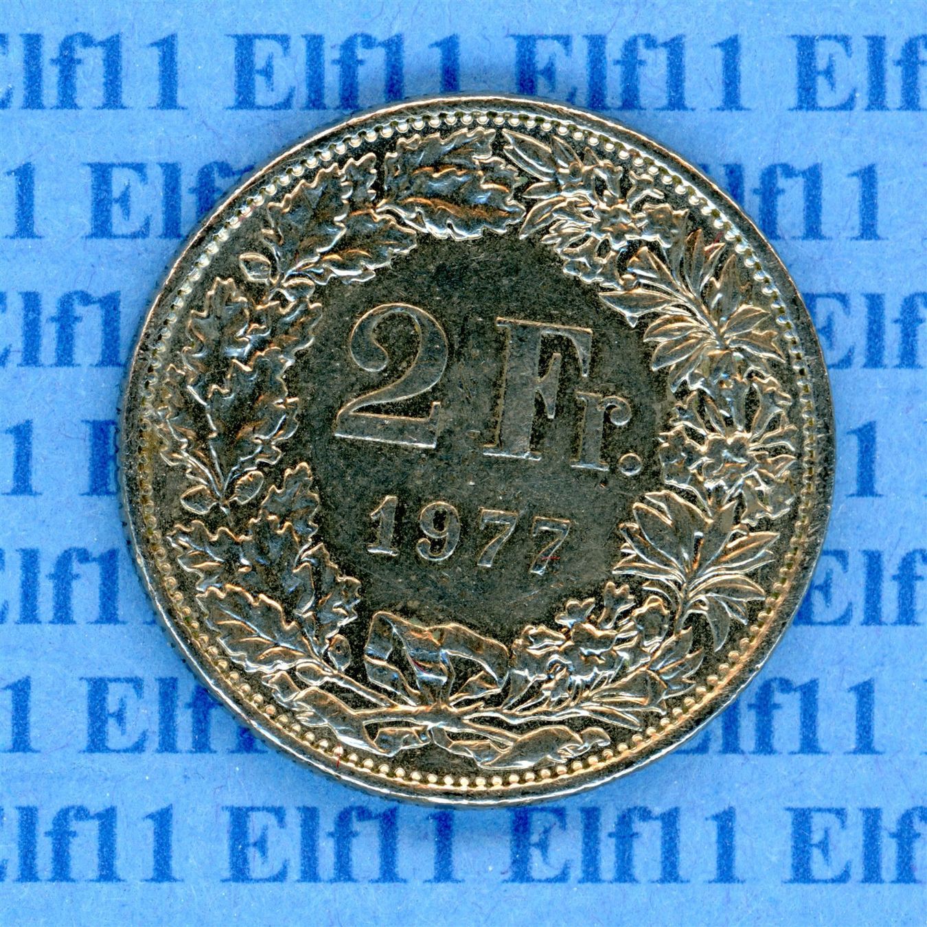 Alle Münzen: CHF___2.00 1977 -vz 2 Franken – Gebraucht aus Widnau von Elf11