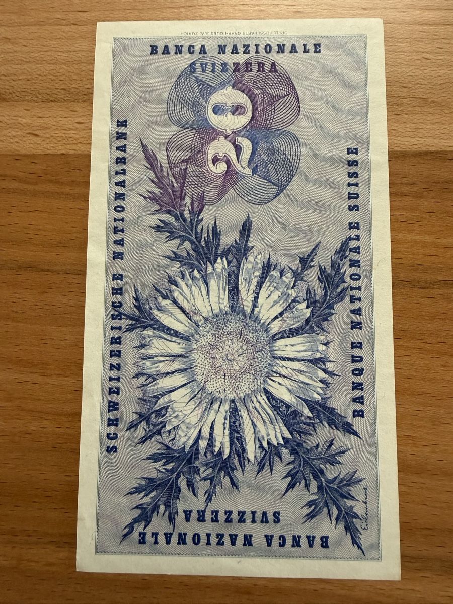 Banknoten: 20 Franken Banknote Serie 90 P – Gebraucht aus Grenchen von Bastet007 1