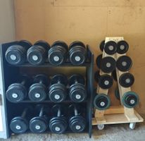 Kurzhanteln 2–20 kg | 10 Paare | ca. 220 kg | inkl. Ständer