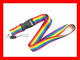 Schlüsselband Halsband Regenbogen LGBTQ Gay Toleranz Pride