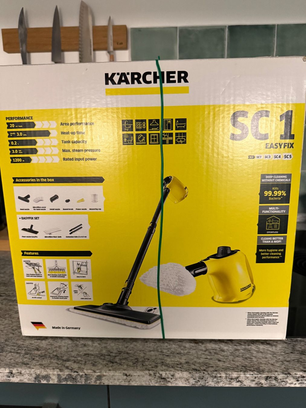 Kärcher Dampfreiniger: Kärcher Dampfreiniger SC 1 Easyfix – Gebraucht aus Seuzach von enr_rpg5 1