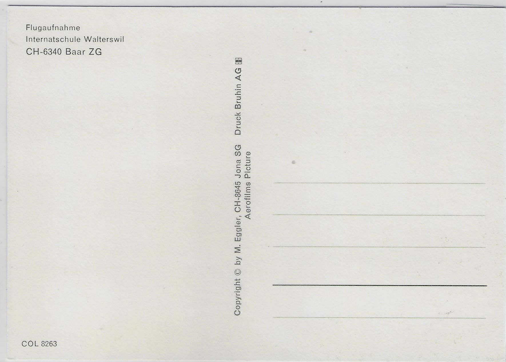 Cartoline postali: Flugaufnahme Internatschule Walterswil – Antico da Ettingen venduto da Kartenplanet 1
