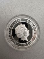 Niué Island 1 Dollar Münze 2020 Queen Elizabeth II silber