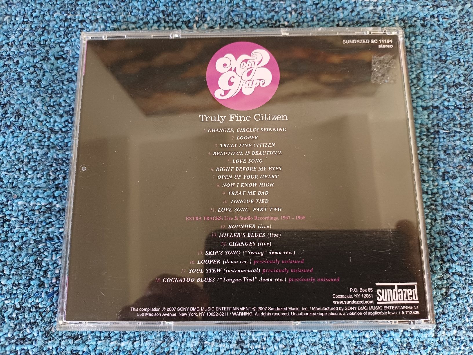 CD: Truly Fine Citizen "Moby Grape" CD – Nuovo (secondo la descrizione) da Begnins venduto da Drastic-Sound 1