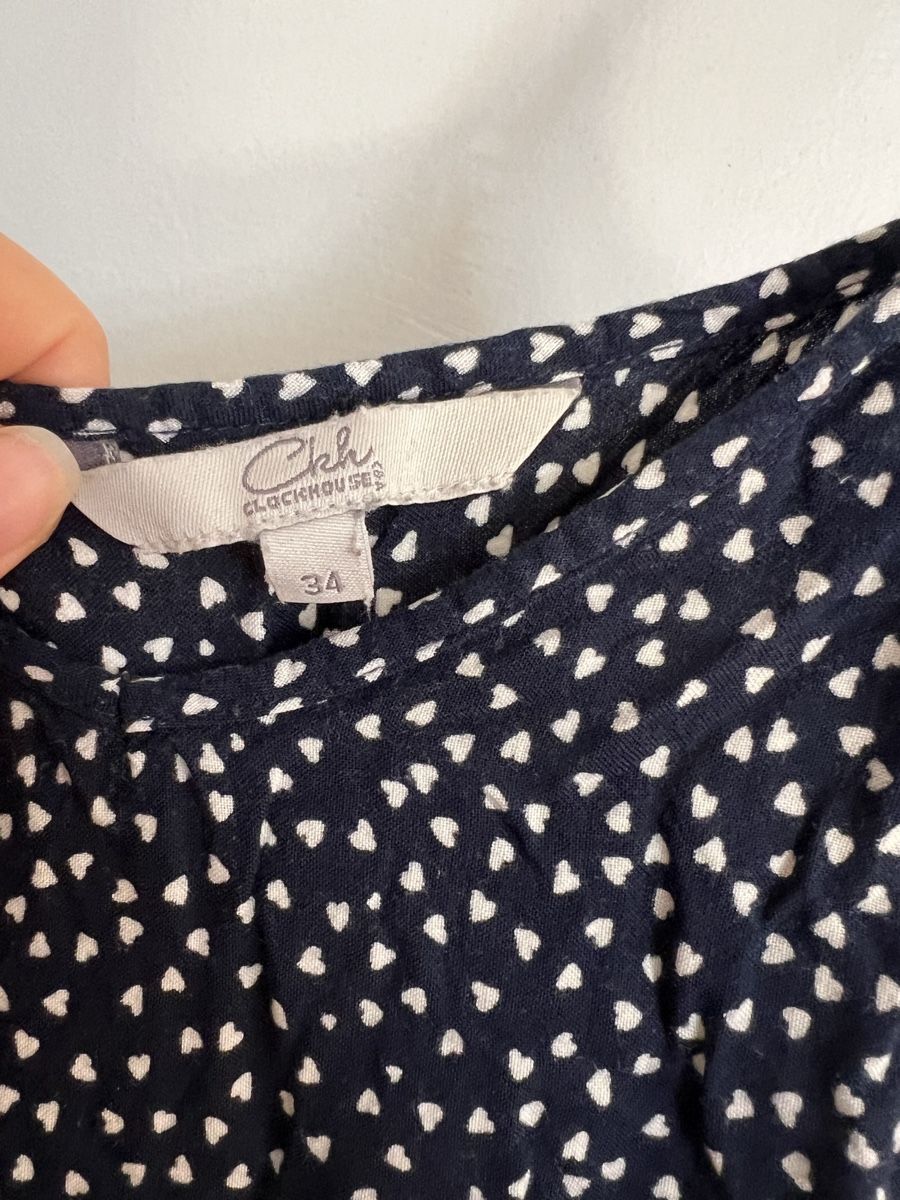 C&A Kleider: Sommerliches Clockhouse Kleid mit Herzchen Muster, Gr. 34 – Gebraucht aus Altstätten SG von melody- 1