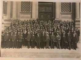 Photo: Congrès Syndical Suisse 1924 (format: 23 cm x 17 cm)