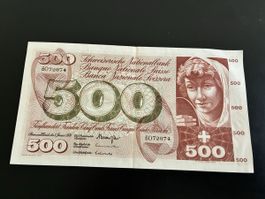 500 Franken 1970