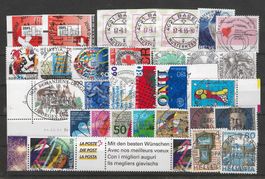 Lot diverse Ausgaben mit zentralen Ersttag Vollstempel