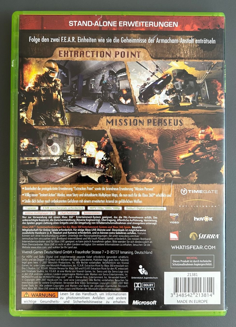 Giochi: F.E.A.R. Files - Xbox 360 – Usato da Obfelden venduto da jenxbp 1