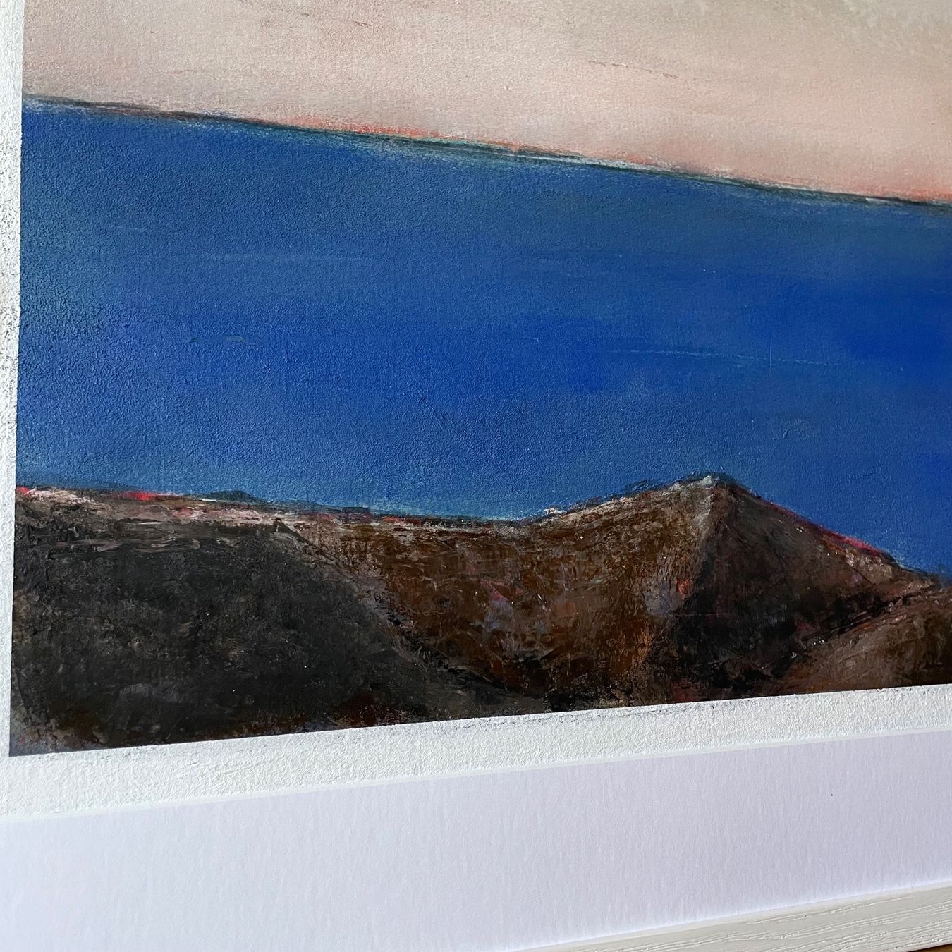 Tableaux: Felsen Klippe Normandie Meer Moderne Kunst Impressionismus – Neuf (Voir description) à St. Niklausen LU par Stefan_Bammert_Art 3