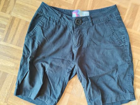 Damen Kurz Hose Gr 36 Schwarz Shorts Bermuda