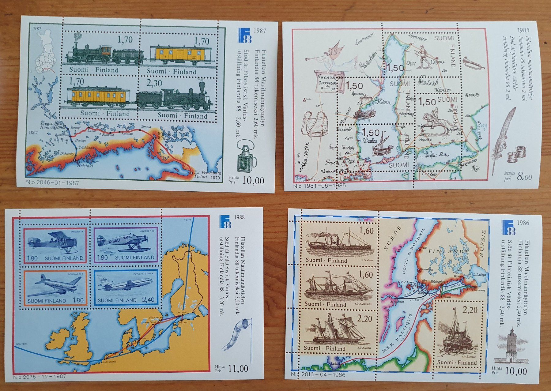 Tous les timbres: Finnland: 22 verschiedene Blöcke / postfrisch – Neuf (Voir description) à Dällikon par Minita 3