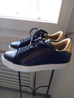 Zadig&Voltaire Sneakers Gr.38 Schwarz/Gold Top Zustand!