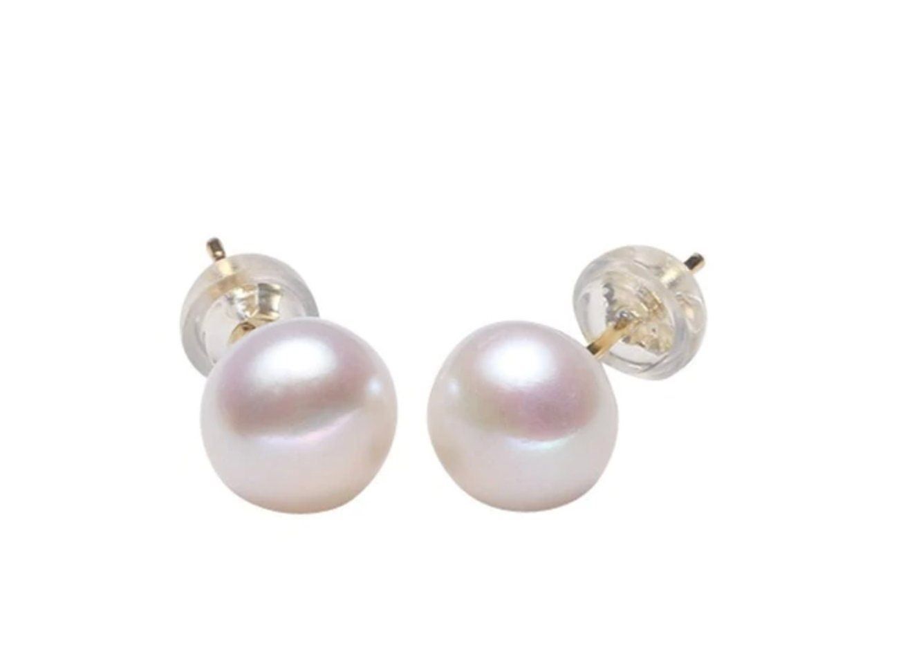 Orecchini pendenti & Orecchini a lobo: 6-8mm Shell white Pink Pearl – Nuovo e nell'imballaggio originale da Genève venduto da AGBERG 1