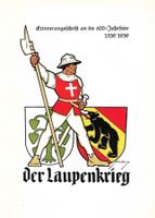Der Laupenkrieg Erinnerungsschrift 1939