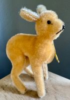 Altes Plüsch Reh Rehkitz von Teddy Hermann 18.5 cm hoch