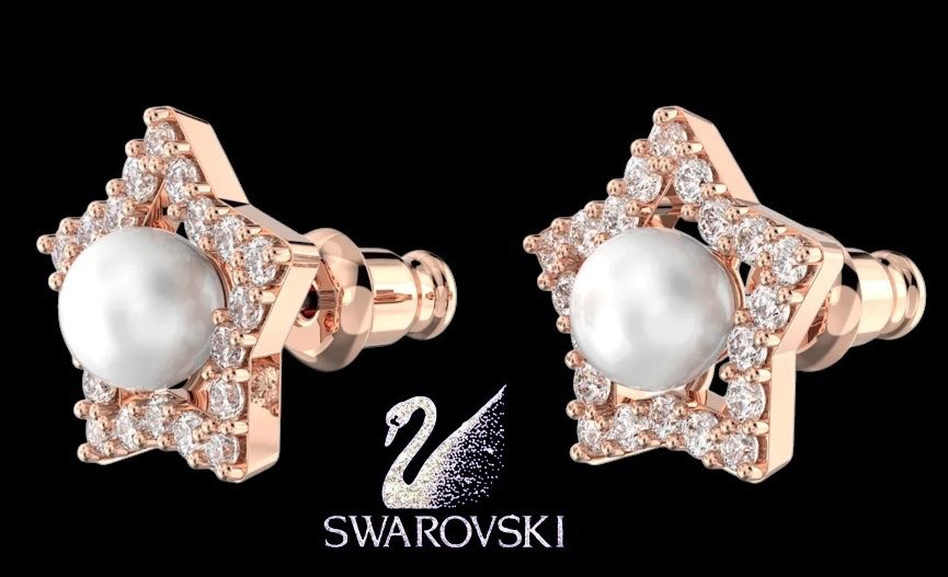 Swarovski Orecchini pendenti & Orecchini a lobo: SWAROVSKI STELLA ROSEGOLD OHRRINGE – Nuovo (secondo la descrizione) da LUZERN venduto da modeundlifestyle 1
