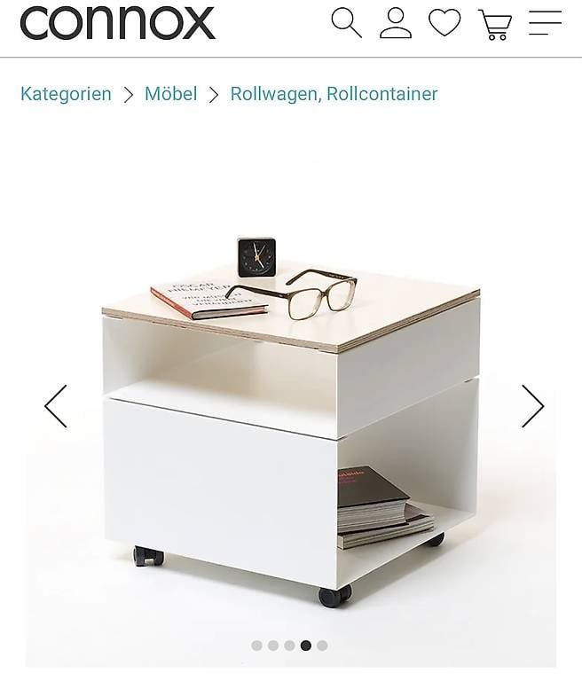 Banconi: vonbox - Rollcontainer Rolf, weiss (RAL 9016) – Usato da Uesslingen venduto da san_9thy 4