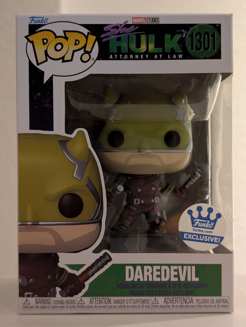 Funko Statuette: Funko Pop! - She Hulk - Daredevil (Web Exclusive) - 1301 – Nuovo e nell'imballaggio originale da Frauenfeld venduto da pakschual