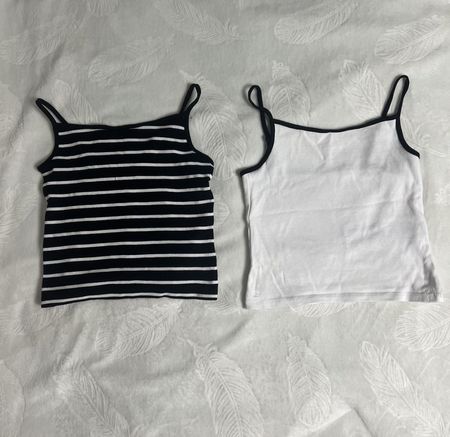 black and white tops