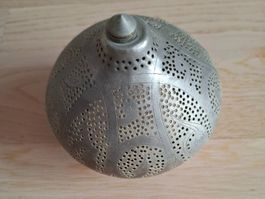 Dekorationslampe orientalisch Metall verziert antikes Aus...