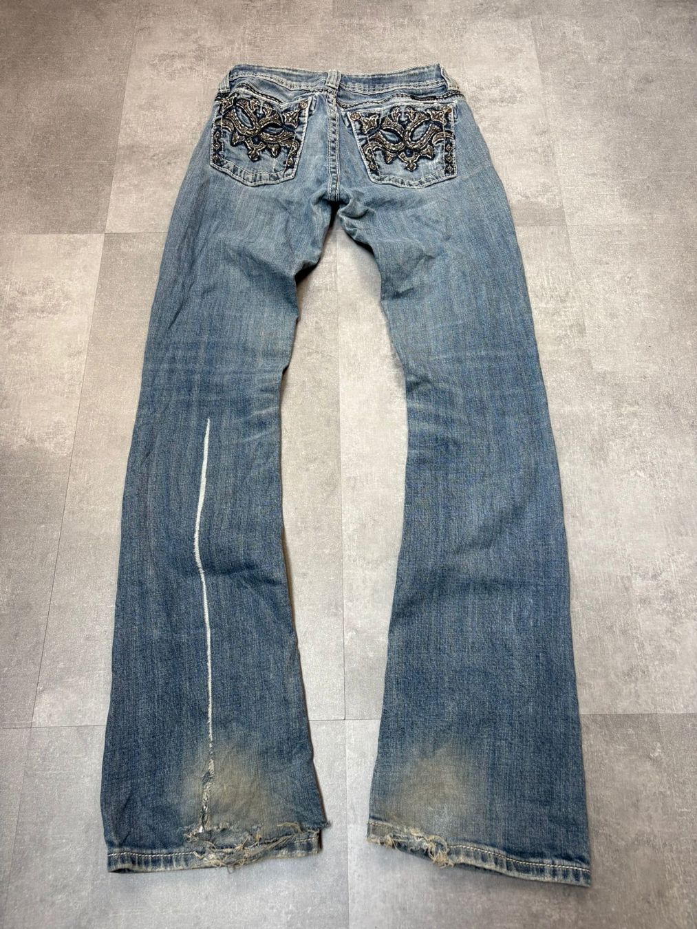Jeans: Miss Me Bootcut Flared Jeans - Grösse M/27 – Usato da Werdenberg venduto da hase.vintage 2