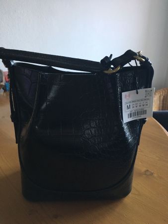 Zara Handtasche Kroko-Optik Neu mit Etikett