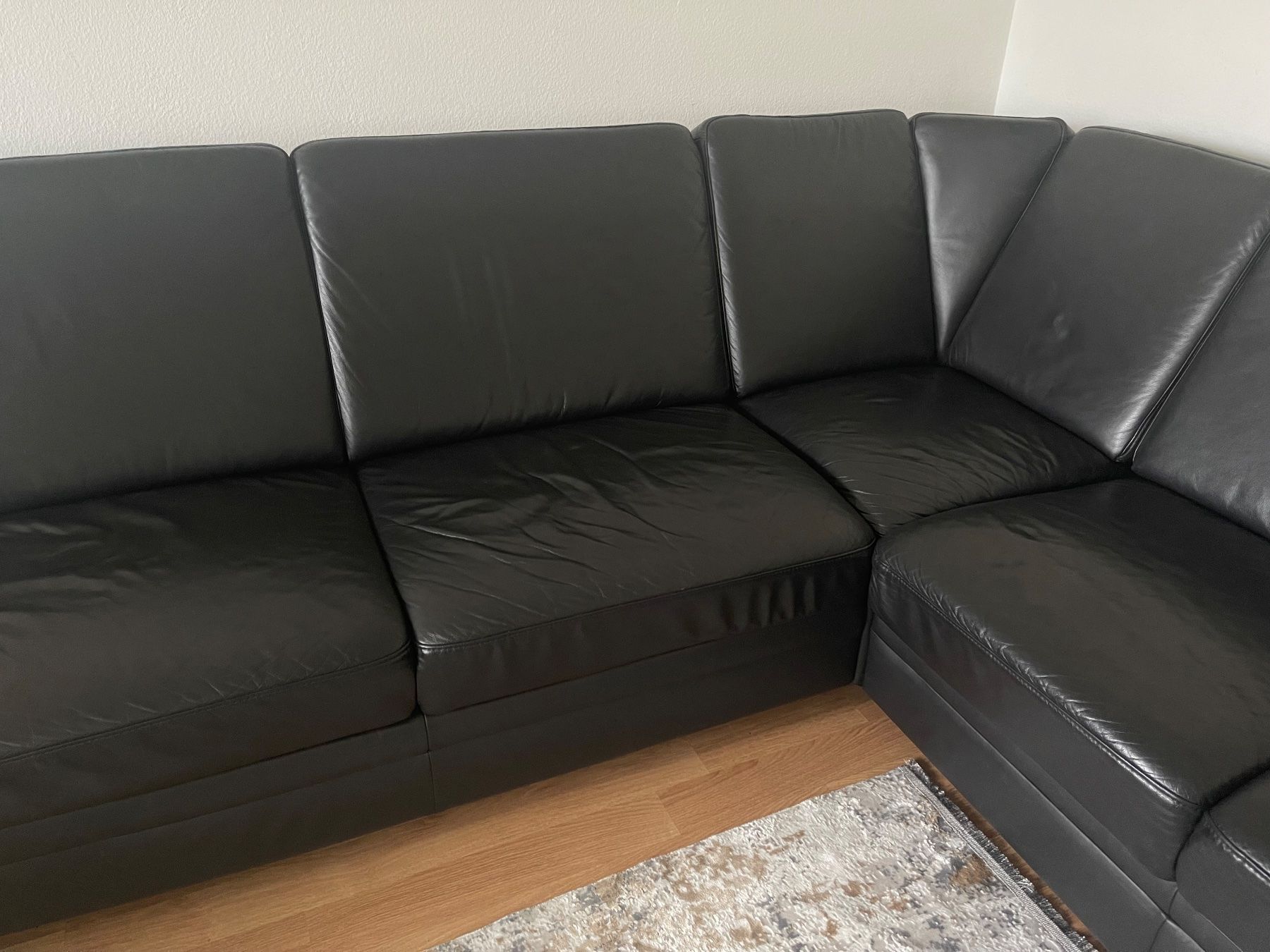 Sofas: Echtleder Sofa mit Bettfunktion – D'occasion à Schaffhausen par mer_8l5d 7