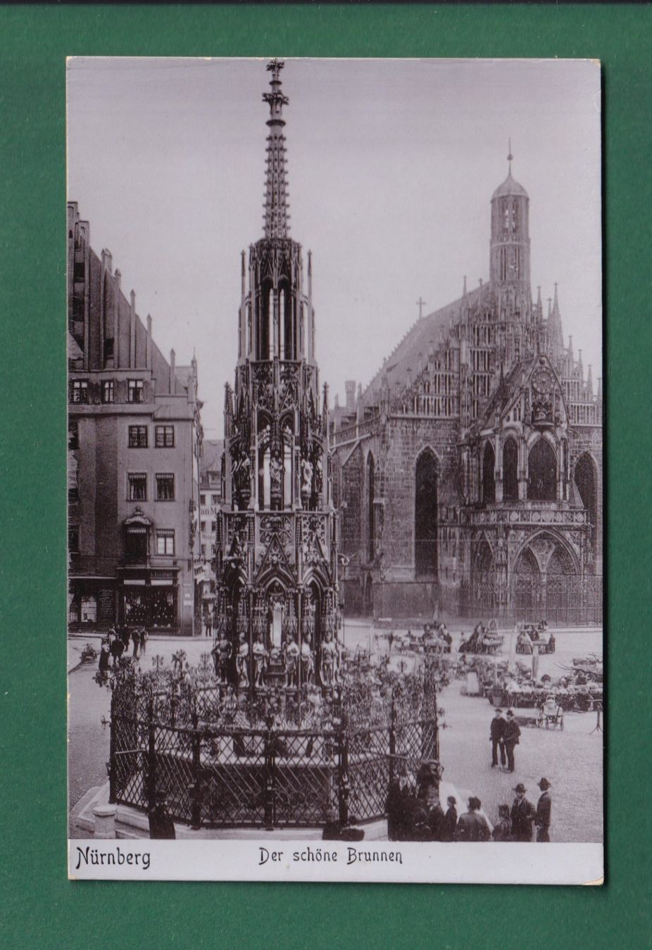 Ansichtskarten: NÜRNBERG - Der schöne Brunnen – Gebraucht aus Pully von nicecards-shop