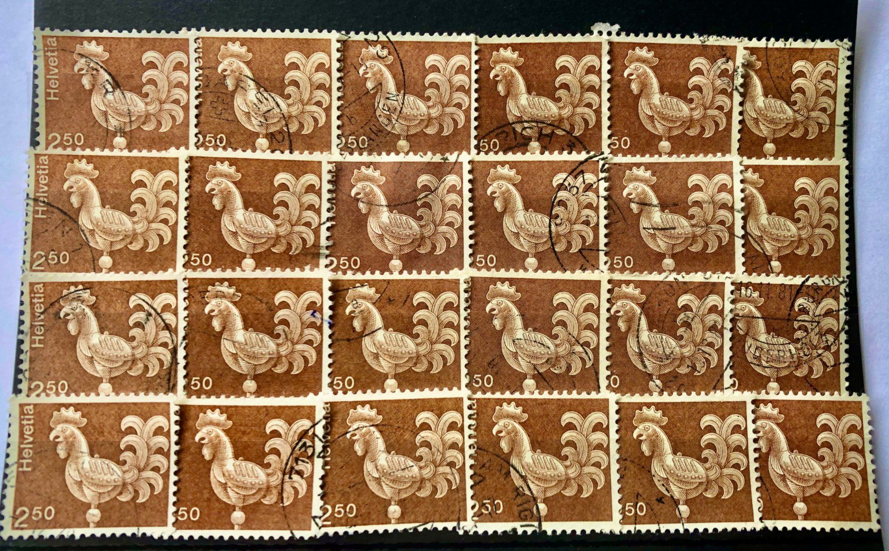 Alle Briefmarken: Nr.542 TURMHAHN  BRIEFMARKEN GESTEMPELT – Gebraucht aus Aarau von Billa007